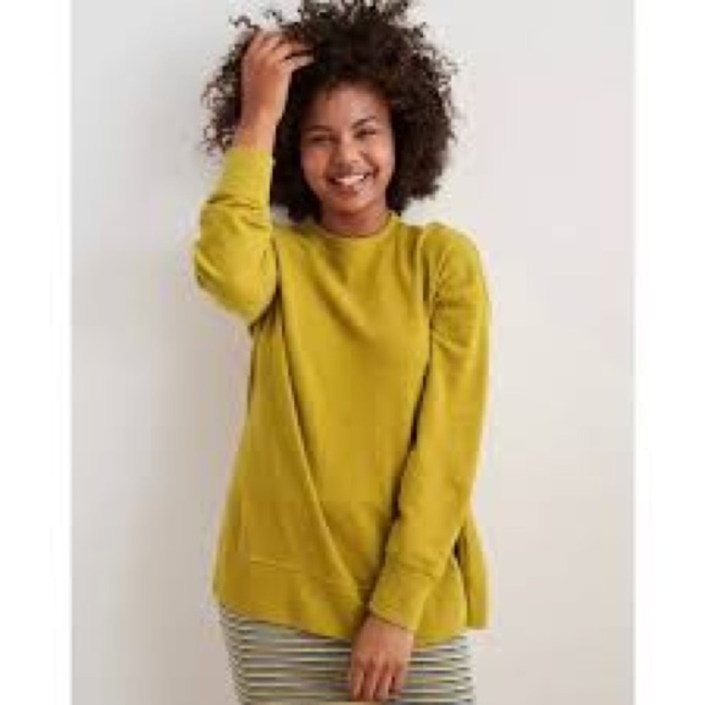 Aerie Summer Desert Sweater in Loca Verde